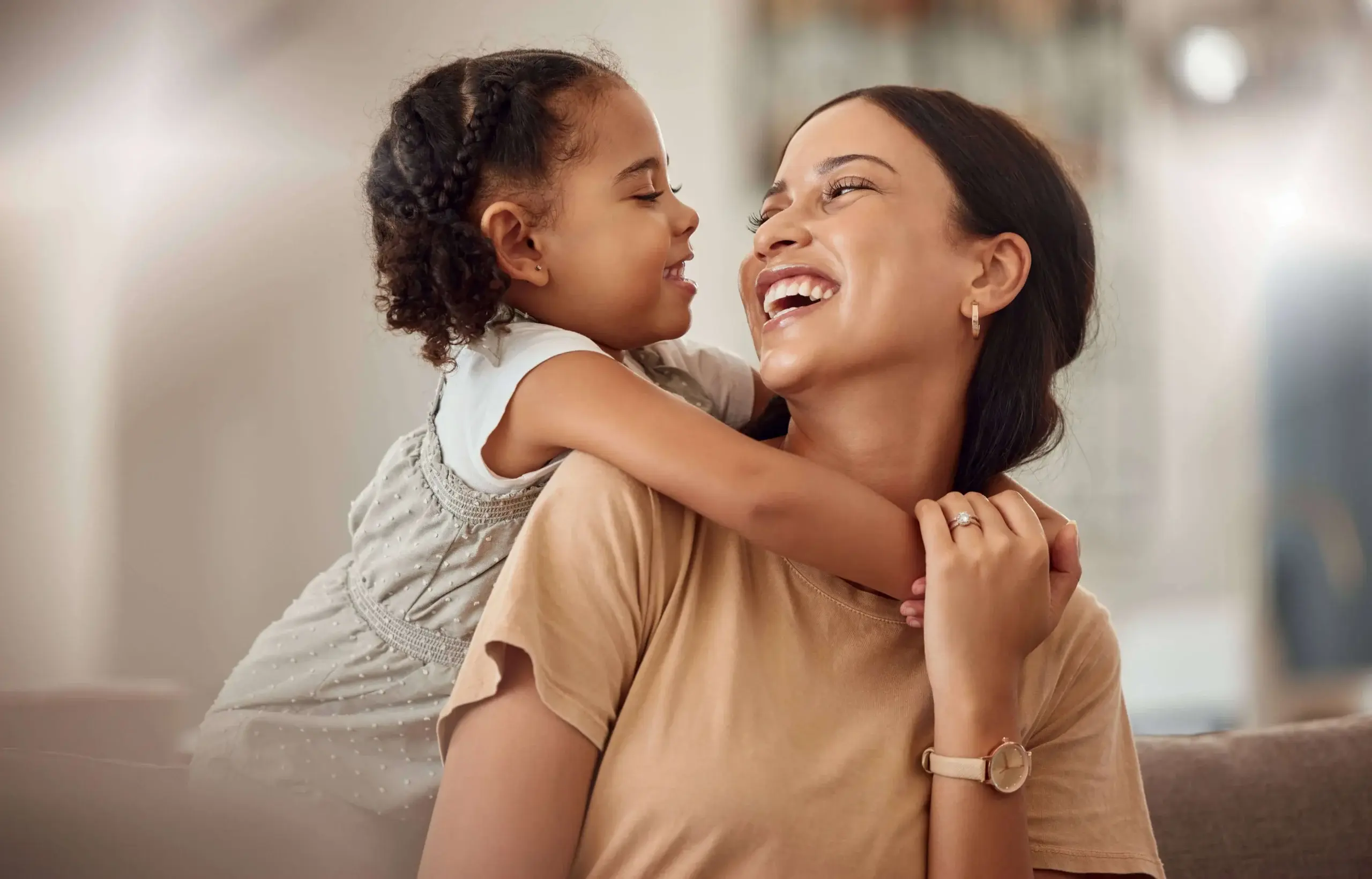 Mother and her child happy with their ABA therapy in New Jersey